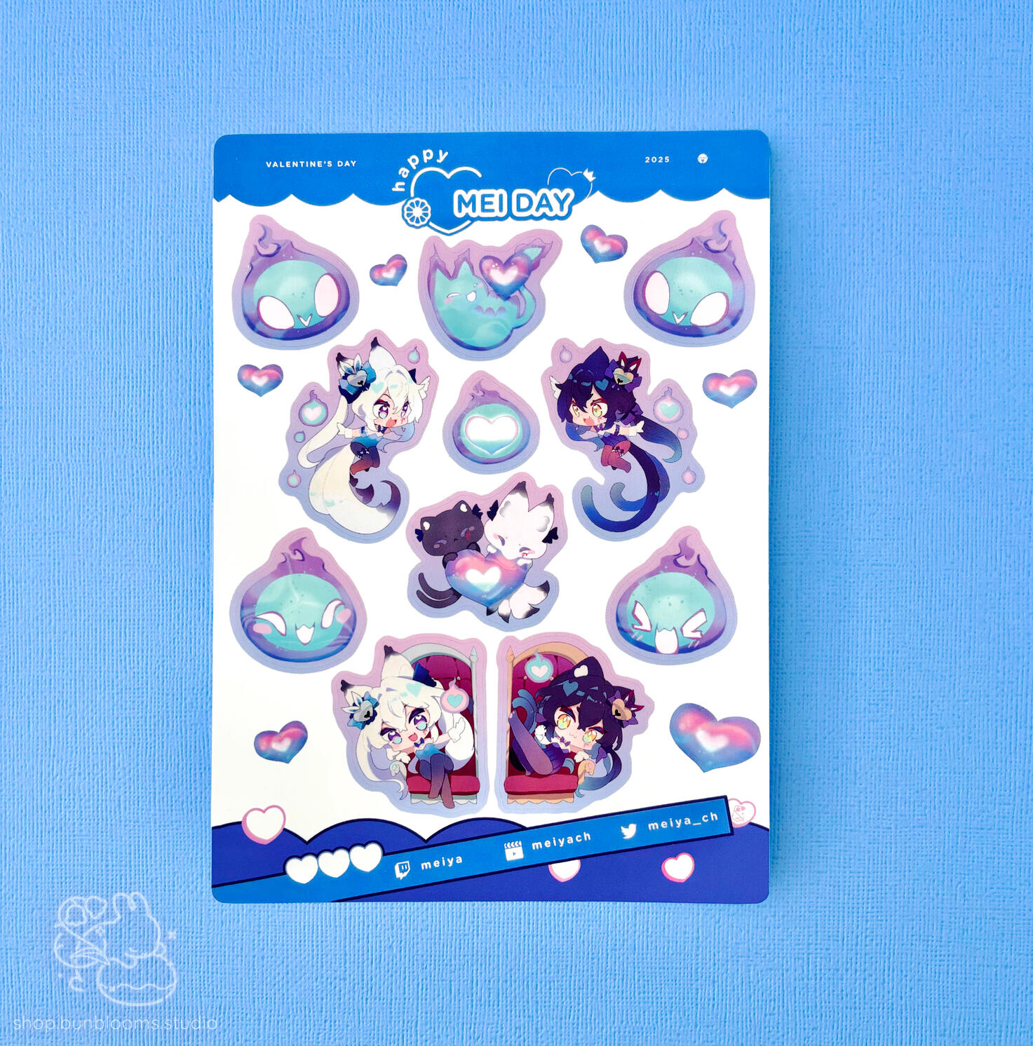 Artwork by goldybelle and srinitybeast. Design by enpalette. Featured creator is Meiya.